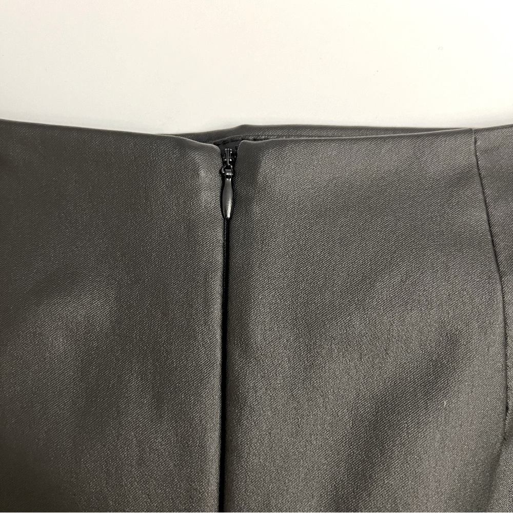 AKIRA Front Wrap Mini Skirt-Black - Picture 4 of 10